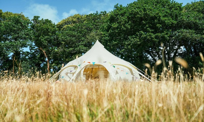 Chacewater Alquiler De RV | Totally Luxury 4 Person Bell Tent 10 mins Surf/Sail/Swim Beaches