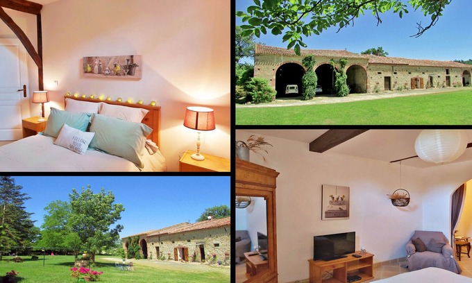 Calmont Apartamento | Tournesol: typical 2-person, 1-bedroom gite between Toulouse and Carcassonne