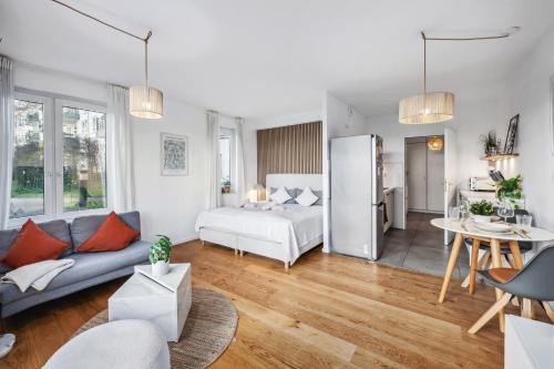 Wahren Apartamento | TRABER APARTMENTS Studio Kaffee Terrasse & Parken