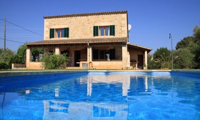Pollensa Cabaña | CASA DE PIEDRA EN EL CAMPO, PISCINA PRIVADA, WI-FI GRATIS, A/C, BARBACOA.
