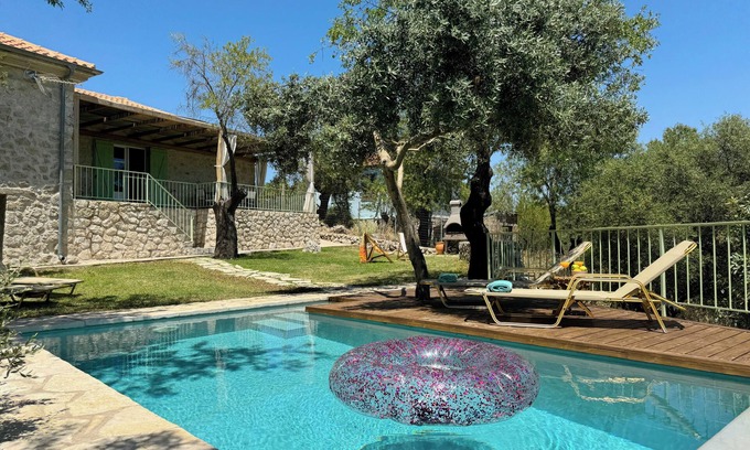 Spanokhorion Villa | Villa tradicional de vacaciones para máx. 6 personas