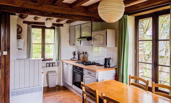 La Bazoque Cabaña | Traditional Stone Gîte, Set In Wooded Valley, No Neighbours, Beach 30min