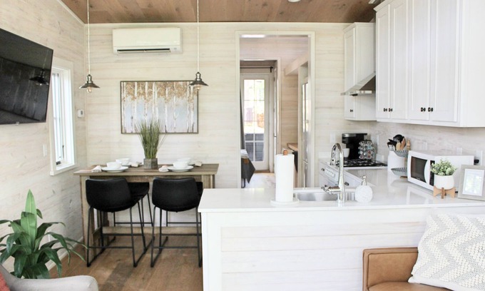 Tracy City Cabaña | Trail House: Tiny Home w/hot tub and large outdoor deck w/firepit