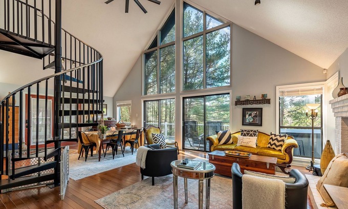 The Woods Cabina | Trailblazer Boho Chalet at The Woods With Hot Tub