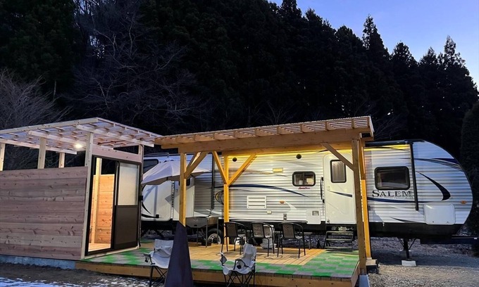 Fujikawaguchiko Alquiler De RV | Trailer House23 people plan / Minamitsuru District Yamanashi