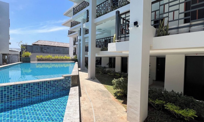 By Pass Ngurah Rai Apartamento | Tranquil 2BR (No Kitchen) Apartment at Skales Residence Nusa Dua Bali