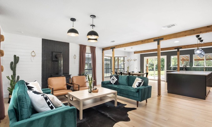 Greenville Casa | Tranquil Country Escape, 4 Bedrooms, Pond, Firepit