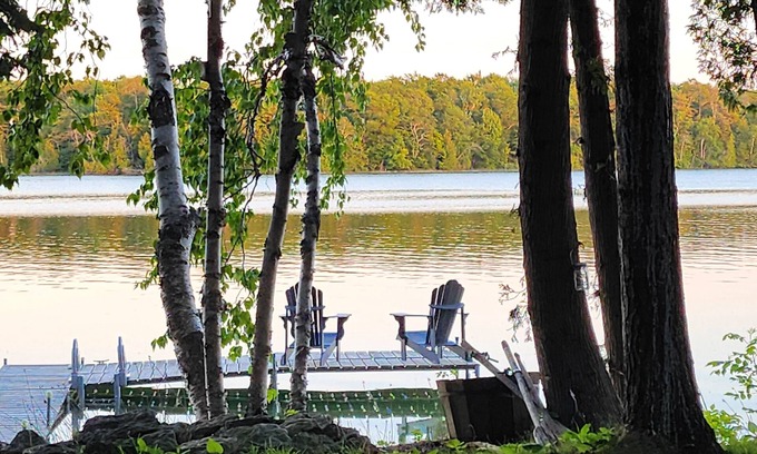 Gills Rock Casa | Tranquil home located on Europe Lake . The perfect spot to unplug this summer!