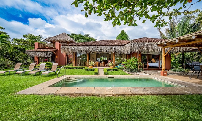 Islita Villa | Tranquil retreat with amazing views of rainforest & ocean, pool, rooftop balcony