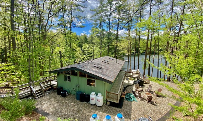 Lake Luzerne-Hadley Casa | Tranquil, Serene, and Picturesque home with 100 foot private beach
