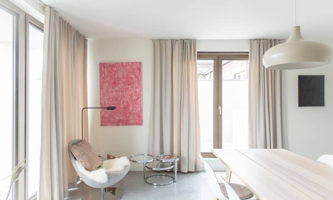 Zwijnaarde Apartamento | Tranquil Urban Escape: 2-BDR Retreat in Ghent