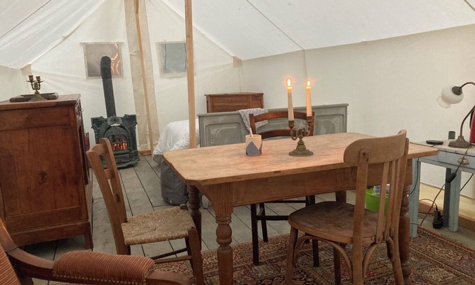 Plozevet Cabina | Trapper tent facing the ocean and the region's best surf spots