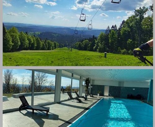 Geyersberg Apartamento | Traumblick Bayerischer Wald, Pool & Sauna, Getränke, Klimaanlage