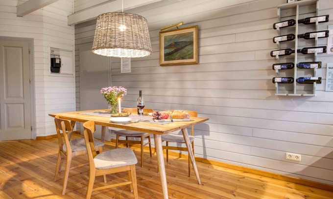 Luckow Casa | TraumHaff® Sea Hideaway, diseño del mar Báltico, chimenea, sauna, perro, a 200 metros del agua