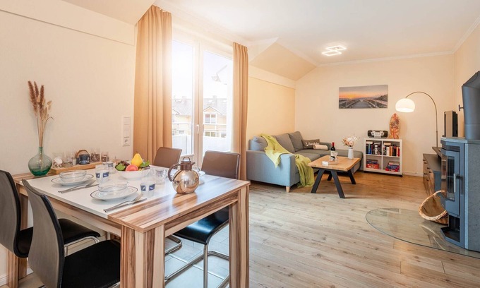 Ueckeritz Apartamento | Traumhaftes Apartment Sylva, Strandnah mit Balkon