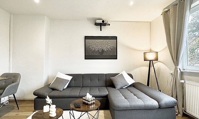 Ricklingen Apartamento | Traumhaftes City Apartment Kinoleinwand Wifi
