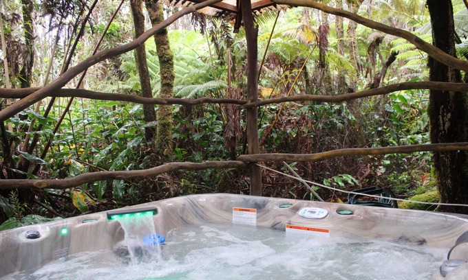 Volcano Cabina | Tree House in Volcano Rainforest with a Hot Tub