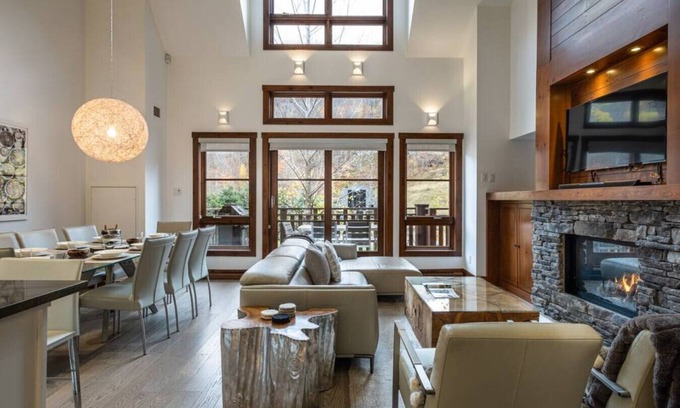 Versant Soleil Condominio | ÉTOILE DU MATIN 1500-5 / CHALET DE LUJO ESQUÍ IN - SKI OUT