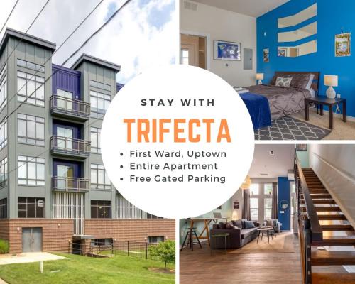 First Ward Apartamento | Trifecta 10 Min Walk to Epicentre Superhost