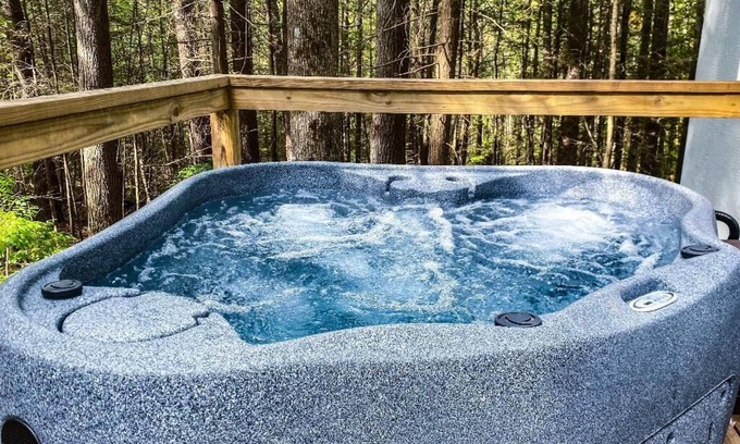 Suches Cabaña | Trillium Tiny Home with Hottub - Pet Friendly