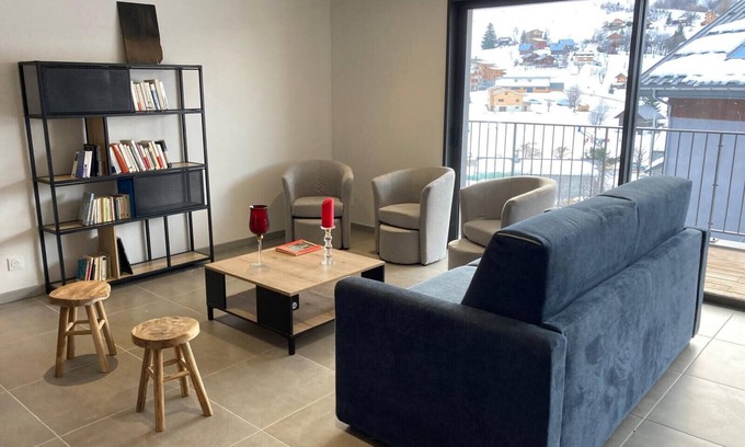 Albiez-le-Vieux Apartamento | ☆☆☆ Triplex in Albiez-Montrond - 4 Bedrooms