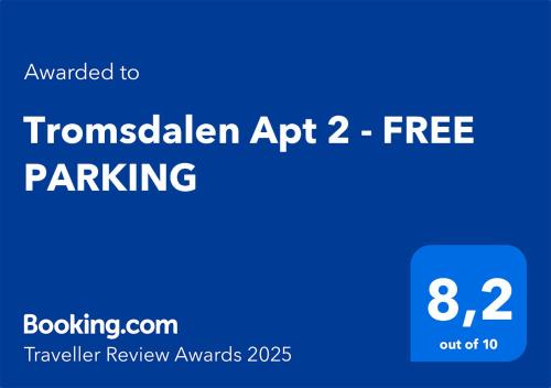 Tromsdalen Apartamento | Tromsdalen Apt 2 - FREE PARKING