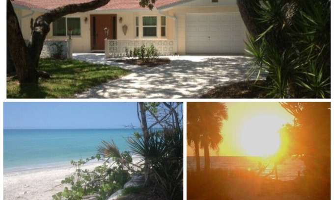 Englewood Casa | ¡Paraíso tropical! 100 pasos de su playa privada del Golfo!