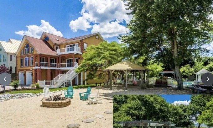 Fort Howard Casa | Truly Unique! Private Beach ~ Private Pool ~ 100' Dock ~ Outdoor Grill & Gazebo