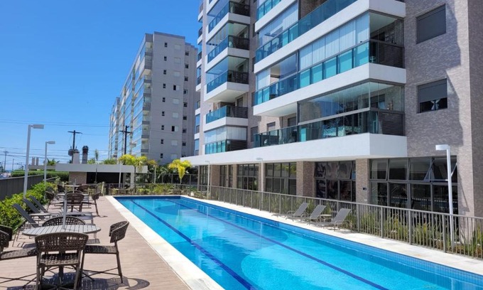 Vila Clais Apartamento | Tulum Bertioga - lindo apto com vista para o mar.