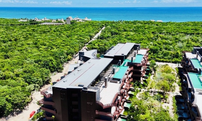 Playa Paraiso Apartamento | Tulum Hotel Zone | Ocean View Rooftop + Beach Club Access, Couples & Family