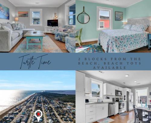 Kure Beach Casa | Turtle Time- Charming 3BR Getaway Near Kure Beach
