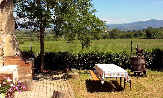Grosseto Casa | Casa Toscana privada Jardín Hermosas vistas 90m2 centrl loc'n Largas estancias Availbe