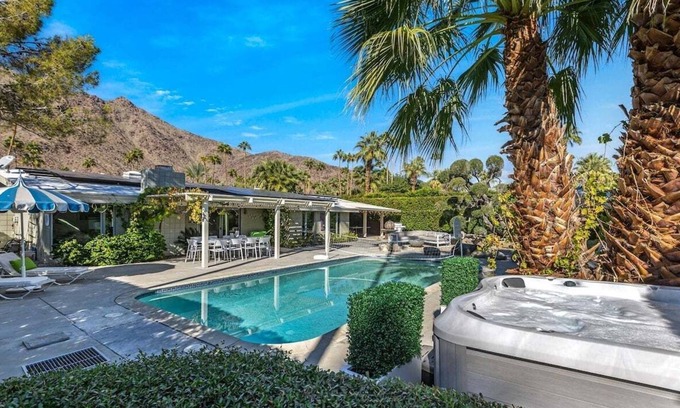 Vista Las Palmas Casa | Tuxedo Living in Palm Springs - Your Private Oasis: Pool, Spa & Fire Pit