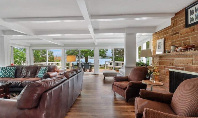 Twin Lakes Casa | Twin Lakes Escape |Lake Mary Lakefront |Private Pier |Swim |Views Throughout |Gas Fireplace |Firepit