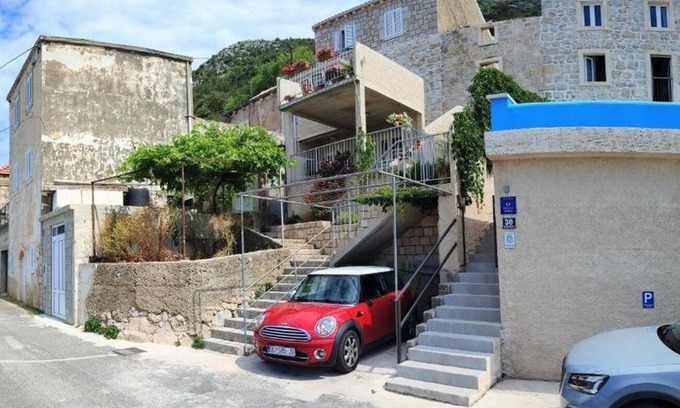 Babino Polje Apartamento | Apartamento para dos personas con terraza y vista al mar Babino Polje, Mljet (A-22322-a)
