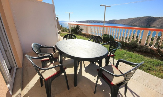 Vlasici Apartamento | Apartamento para dos personas con terraza y vista al mar Vlasici, Pag (A-9324-a)