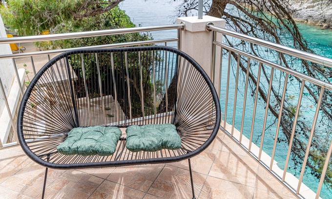 Zrnovo Apartamento | Apartamento para dos personas en la playa Bahía Bratinja Luka, Korcula (A-4434-a)