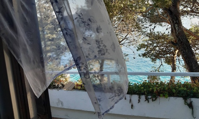 Island Dugi Otok Apartamento | Apartamento para dos personas en la playa Lavdara, Dugi otok (A-8114-a)