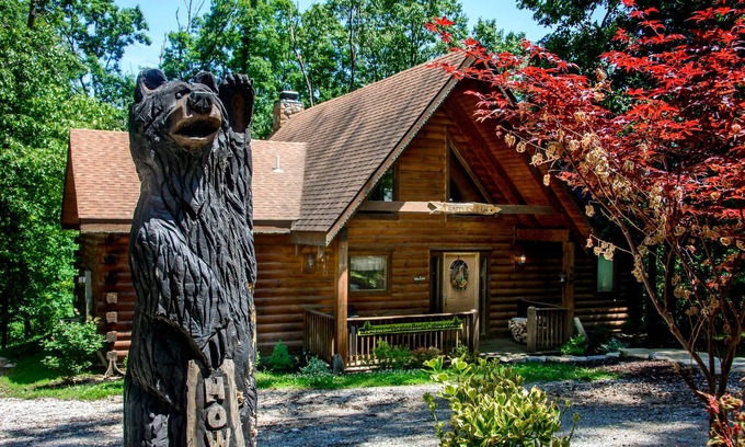 Branson Cedars Cabina | Inicio de sesión con dos master suites: ideal para dos parejas