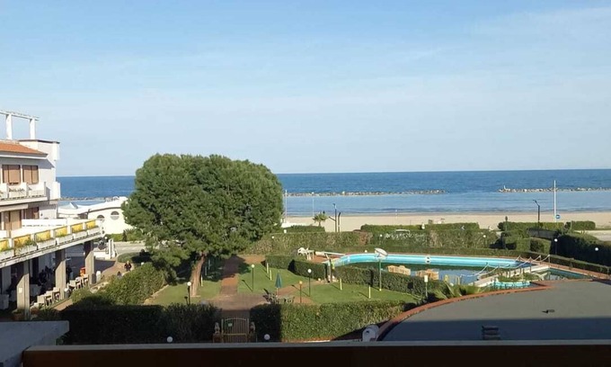 Villa Rosa Apartamento | Apartamento de dos habitaciones frente al mar en un parque residencial con piscina en Villa Rosa (TE)