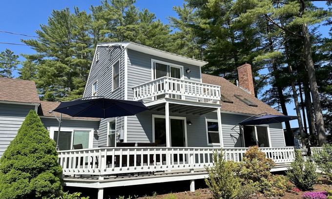 Alton Bay Casa | Two updated lakefront homes - dock with boat slip, game room, & screened porch