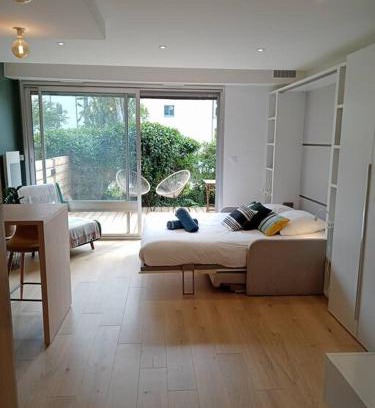 Moulin du Comte Apartamento | Ty Jolie Super Grand Studio avec Parking et Terrasse