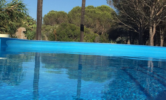 Aglientu Villa | Villa típica de Cerdeña para hasta 2 familias con una vista panorámica al mar de 180 grados