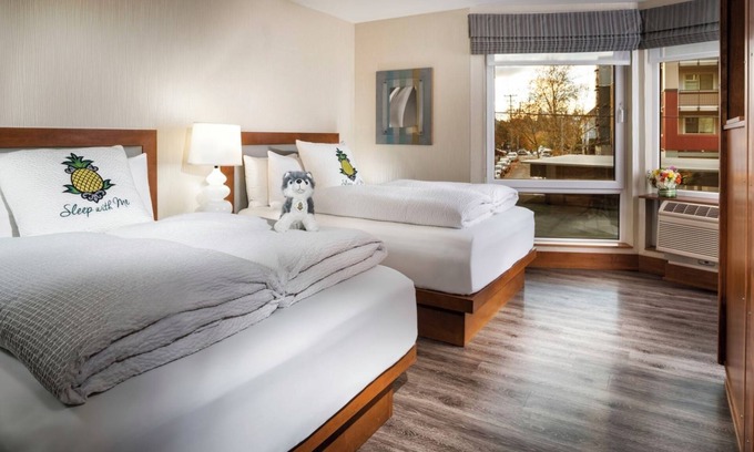 University District Hotel | UDistrict Two Queen, Watertown - Staypineapple, Coffee Maker, Prime Location!