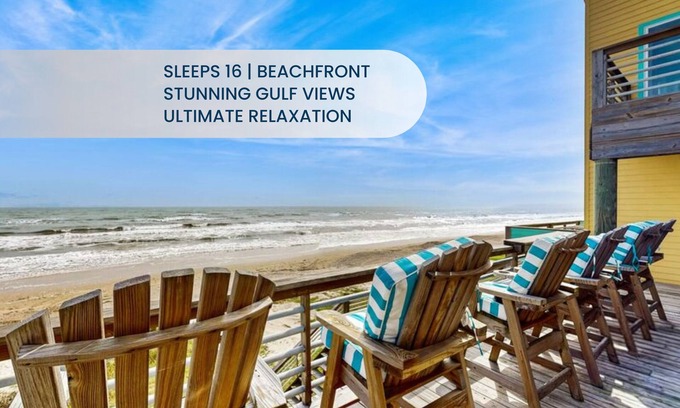 Gilchrist Casa | Ultimate | Beachfront | Sunset Views | Sleeps 16