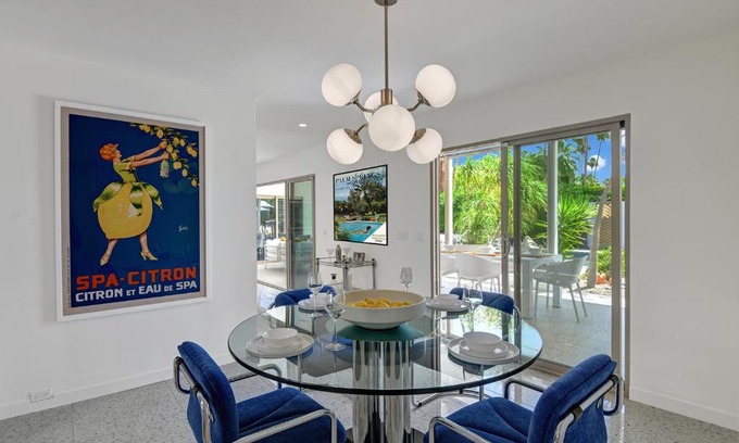 Deep Well Ranch Casa | Ultra-Chic LUXE Mid-Century Estate- Resort Like Pool, Spa, Firepit, Outdoor Kitchen 3BED/3BATH