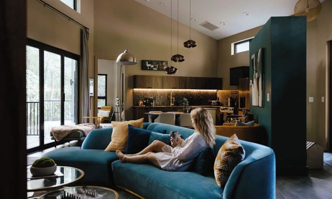 Laurelville Cabina | Ultra Luxe Modern : 15 minutes from Hocking Hills State Park : Stunning Views