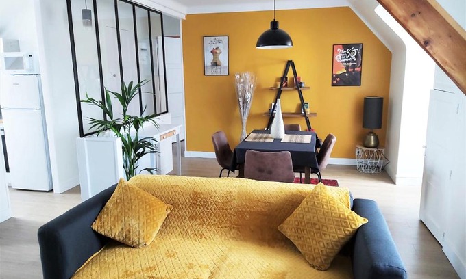 Coutances Apartamento | "Un Air de Jazz" Appartement T2 en plein Centre-Ville rénové