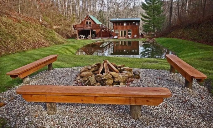 Rockbridge Cabina | Hidden Valley-Cabaña-Baño Privado