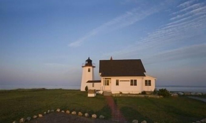 Cataumet Casa | Faro único e histórico con casa adjunta de guardianes - Vistas panorámicas del océano